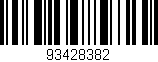 Código de barras (EAN, GTIN, SKU, ISBN): '93428382'