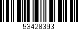 Código de barras (EAN, GTIN, SKU, ISBN): '93428393'