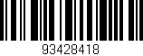 Código de barras (EAN, GTIN, SKU, ISBN): '93428418'