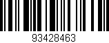 Código de barras (EAN, GTIN, SKU, ISBN): '93428463'