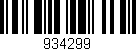 Código de barras (EAN, GTIN, SKU, ISBN): '934299'