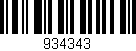 Código de barras (EAN, GTIN, SKU, ISBN): '934343'