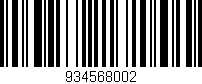 Código de barras (EAN, GTIN, SKU, ISBN): '934568002'