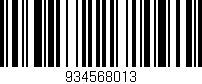 Código de barras (EAN, GTIN, SKU, ISBN): '934568013'