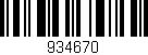 Código de barras (EAN, GTIN, SKU, ISBN): '934670'