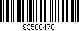 Código de barras (EAN, GTIN, SKU, ISBN): '93500478'