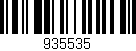 Código de barras (EAN, GTIN, SKU, ISBN): '935535'
