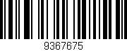 Código de barras (EAN, GTIN, SKU, ISBN): '9367675'