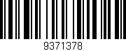 Código de barras (EAN, GTIN, SKU, ISBN): '9371378'