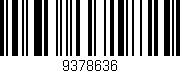 Código de barras (EAN, GTIN, SKU, ISBN): '9378636'