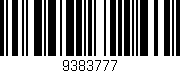 Código de barras (EAN, GTIN, SKU, ISBN): '9383777'