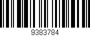 Código de barras (EAN, GTIN, SKU, ISBN): '9383784'