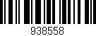 Código de barras (EAN, GTIN, SKU, ISBN): '938558'