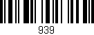 Código de barras (EAN, GTIN, SKU, ISBN): '939'