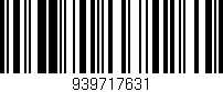 Código de barras (EAN, GTIN, SKU, ISBN): '939717631'