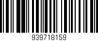 Código de barras (EAN, GTIN, SKU, ISBN): '939718159'