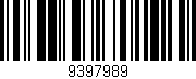 Código de barras (EAN, GTIN, SKU, ISBN): '9397989'