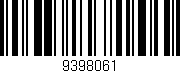 Código de barras (EAN, GTIN, SKU, ISBN): '9398061'