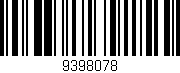 Código de barras (EAN, GTIN, SKU, ISBN): '9398078'