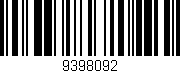 Código de barras (EAN, GTIN, SKU, ISBN): '9398092'