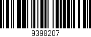 Código de barras (EAN, GTIN, SKU, ISBN): '9398207'