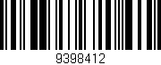 Código de barras (EAN, GTIN, SKU, ISBN): '9398412'