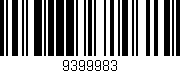 Código de barras (EAN, GTIN, SKU, ISBN): '9399983'