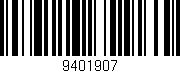 Código de barras (EAN, GTIN, SKU, ISBN): '9401907'
