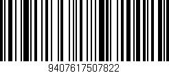 Código de barras (EAN, GTIN, SKU, ISBN): '9407617507822'