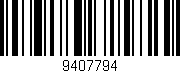 Código de barras (EAN, GTIN, SKU, ISBN): '9407794'