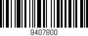 Código de barras (EAN, GTIN, SKU, ISBN): '9407800'