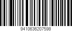 Código de barras (EAN, GTIN, SKU, ISBN): '9410636207598'