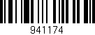 Código de barras (EAN, GTIN, SKU, ISBN): '941174'