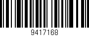 Código de barras (EAN, GTIN, SKU, ISBN): '9417168'