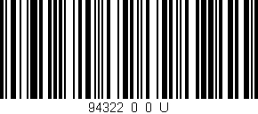Código de barras (EAN, GTIN, SKU, ISBN): '94322_0_0_U'