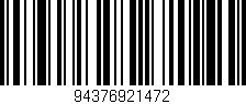 Código de barras (EAN, GTIN, SKU, ISBN): '94376921472'