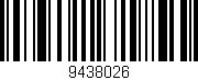 Código de barras (EAN, GTIN, SKU, ISBN): '9438026'