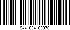 Código de barras (EAN, GTIN, SKU, ISBN): '9441834103078'