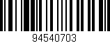Código de barras (EAN, GTIN, SKU, ISBN): '94540703'