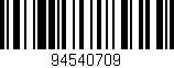 Código de barras (EAN, GTIN, SKU, ISBN): '94540709'