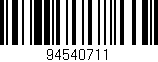 Código de barras (EAN, GTIN, SKU, ISBN): '94540711'