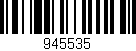 Código de barras (EAN, GTIN, SKU, ISBN): '945535'