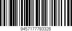 Código de barras (EAN, GTIN, SKU, ISBN): '9457177793326'