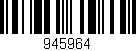 Código de barras (EAN, GTIN, SKU, ISBN): '945964'