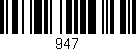 Código de barras (EAN, GTIN, SKU, ISBN): '947'
