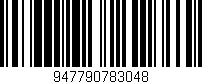 Código de barras (EAN, GTIN, SKU, ISBN): '947790783048'