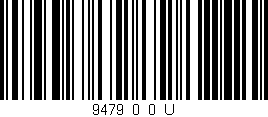 Código de barras (EAN, GTIN, SKU, ISBN): '9479_0_0_U'