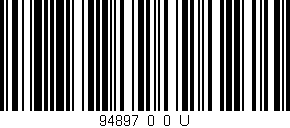 Código de barras (EAN, GTIN, SKU, ISBN): '94897_0_0_U'