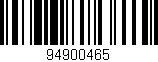 Código de barras (EAN, GTIN, SKU, ISBN): '94900465'