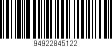 Código de barras (EAN, GTIN, SKU, ISBN): '94922845122'